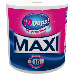 Ooops! Maxi (500 listov) - papierové utierky pre domácnosť (2-vrstvové)