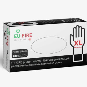 Rękawice z gumy nitrylowej Premium rozmiar XL Czarne